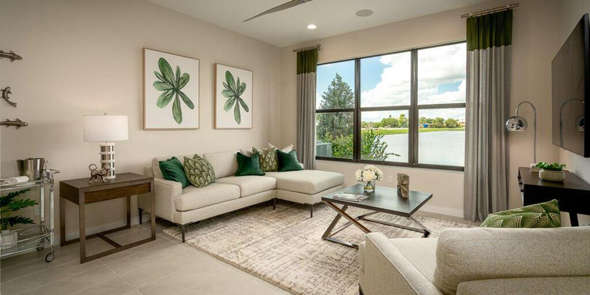 Furnished interior view inside a new home in Tradition - Cadence - Townhomes, Port St. Lucie (Image 5).