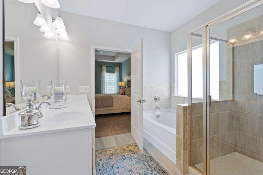 Furnished interior view inside a new home in Maddox Station, Eatonton (Image 17). Furnished interior view inside a new home in Maddox Station, Eatonton (Image 17).