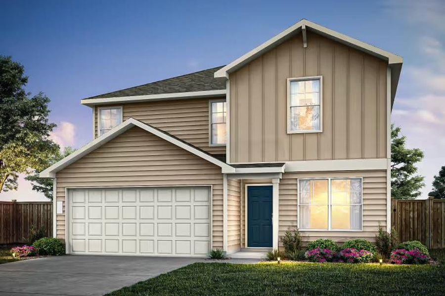Centex Homes, Sandalwood elevation HC103, rendering Centex Homes, Sandalwood elevation HC103, rendering