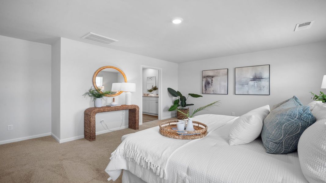 Furnished interior view inside a new home in Cypress Landing, Hardeeville (Image 18).