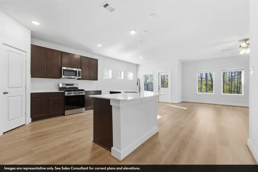Representative furnished interior of a home built from the Aquila by CastleRock Communities in Chasin Heights, Converse (Image 4).