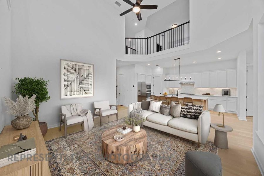 Living Room - Virtually Staged