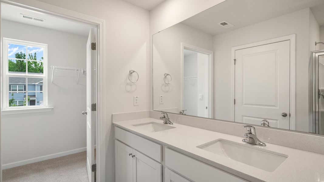 Furnished interior view inside a new home in Faircrest, Greensboro (Image 6). Furnished interior view inside a new home in Faircrest, Greensboro (Image 6).