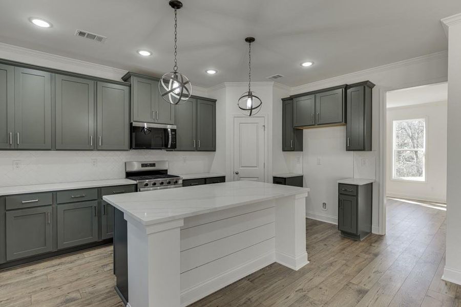 Furnished interior view inside a new home in , Commerce (Image 5).