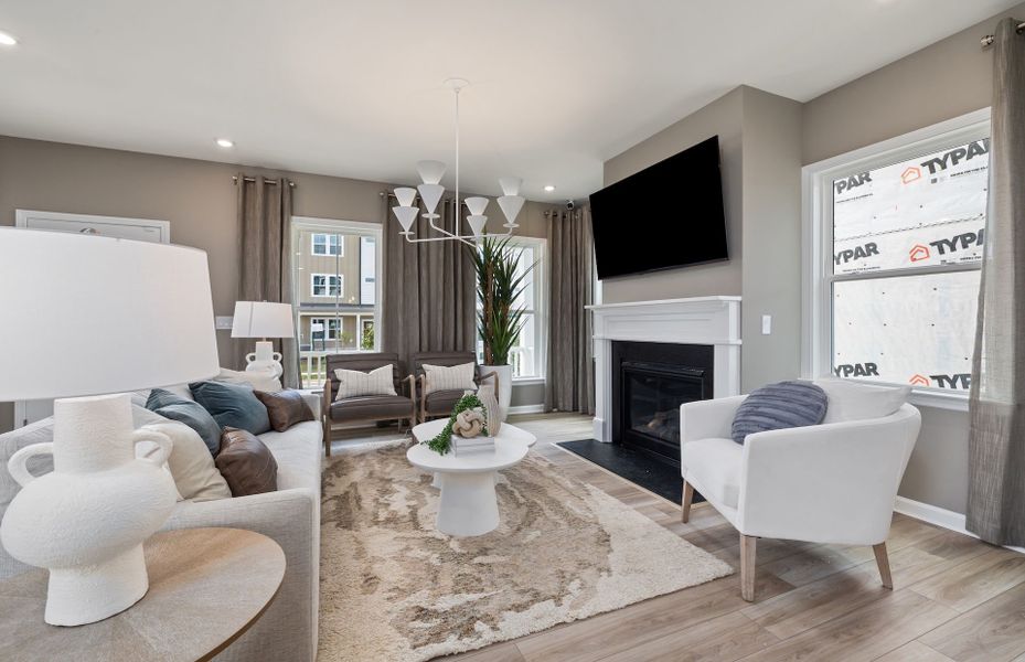 Representative furnished interior of a home built from the Sedona by Pulte Homes in Mailman Post, Knightdale (Image 14).