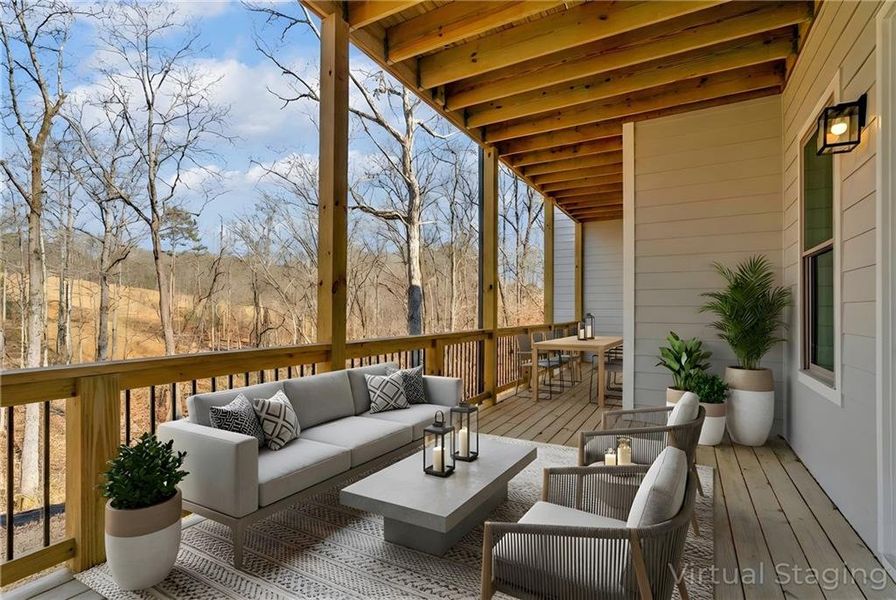 Exterior details and patio area of a home in , Gainesville (Image 31).