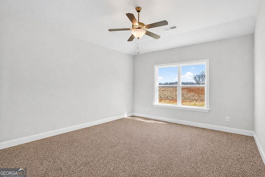 Spacious, unfurnished interior of a new home in Stone Brooke, Gray (Image 21).
