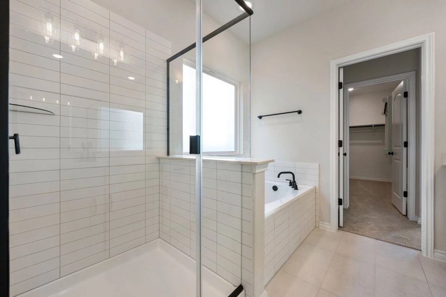 Furnished interior view inside a new home in Lariat, Liberty Hill (Image 9).