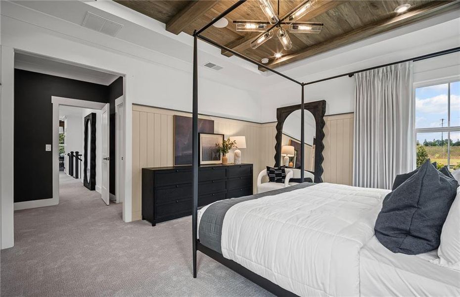 Furnished interior view inside a new home in , Cumming (Image 22).