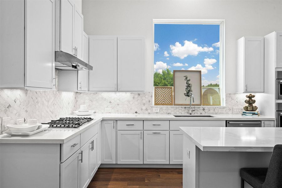 Furnished interior view inside a new home in Agave, Austin (Image 13).