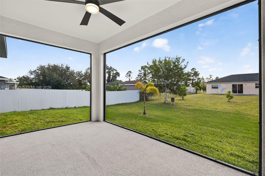 Exterior details and patio area of a home in , Lehigh Acres (Image 4).