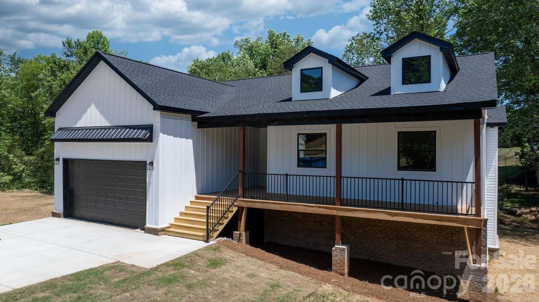 Front exterior of a new home in , Taylorsville, NC, highlighting curb appeal (Image 16).