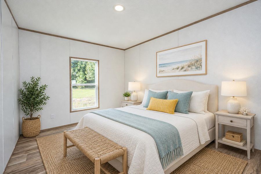 Furnished interior view inside a new home in , St. Stephen (Image 40).