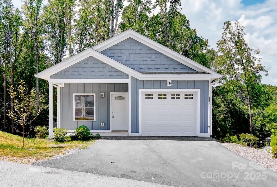 Front exterior of a new home in , Asheville, NC, highlighting curb appeal (Image 1). Front exterior of a new home in , Asheville, NC, highlighting curb appeal (Image 1).
