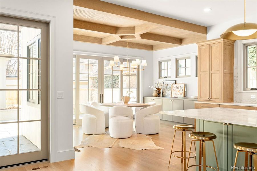 Furnished interior view inside a new home in , Denver (Image 35).