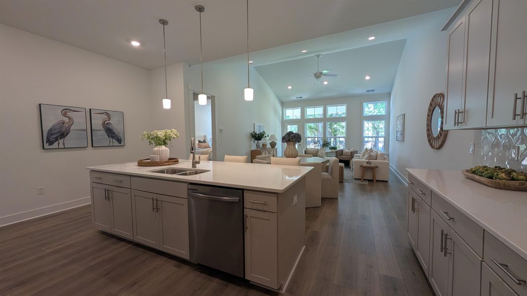 Furnished interior view inside a new home in Long Bay Golf Club, Longs (Image 8).