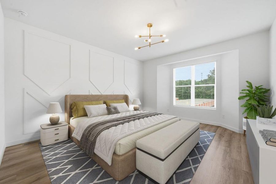 Furnished interior view inside a new home in , Decatur (Image 13).