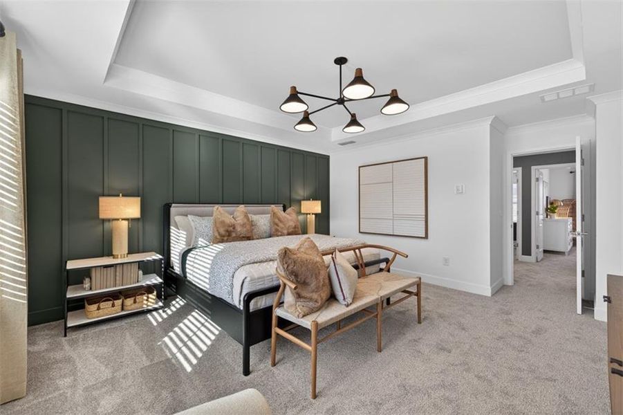 Furnished interior view inside a new home in Linden Grove, Powder Springs (Image 8).