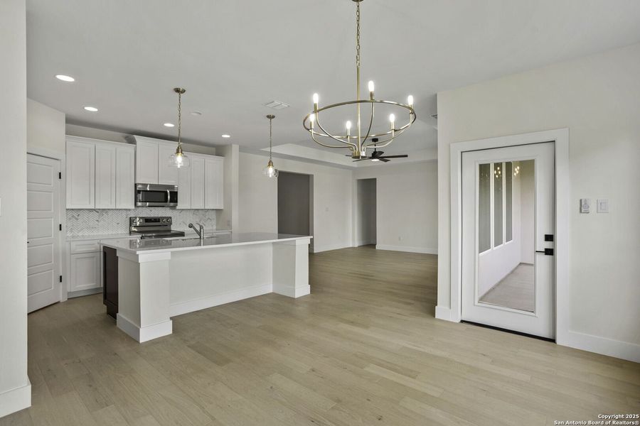 Furnished interior view inside a new home in , Kerrville (Image 13).