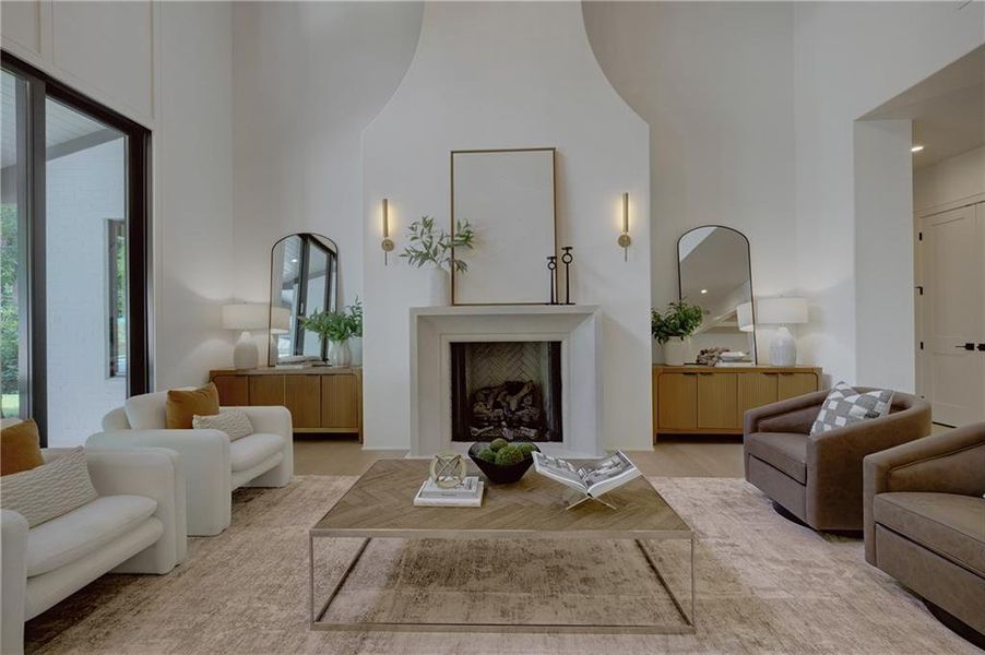 Furnished interior view inside a new home in , Alpharetta (Image 6).