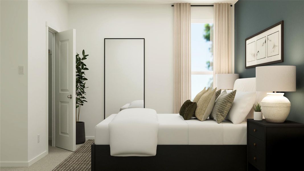 Furnished interior view inside a new home in Meadowlark Preserve: Lonestar Collection, Pflugerville (Image 15). Furnished interior view inside a new home in Meadowlark Preserve: Lonestar Collection, Pflugerville (Image 15).