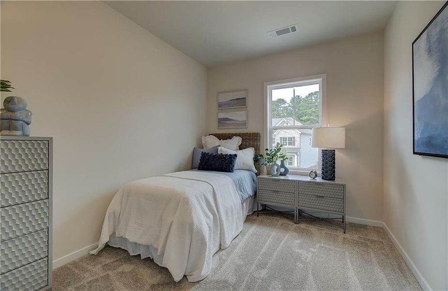 Furnished interior view inside a new home in Rosewood Lake Estates, Hoschton (Image 40).