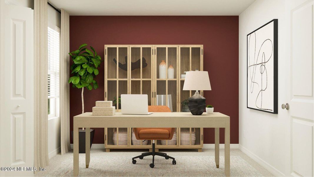 Furnished interior view inside a new home in Saddle Oaks, Jacksonville (Image 13).