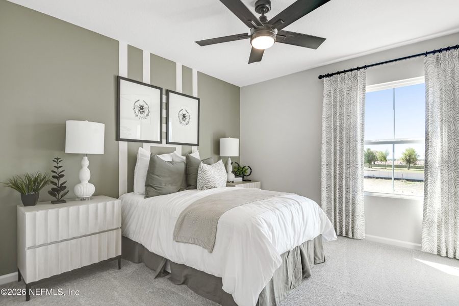Furnished interior view inside a new home in Seasons at Grandview Gardens, Deland (Image 22). Furnished interior view inside a new home in Seasons at Grandview Gardens, Deland (Image 22).