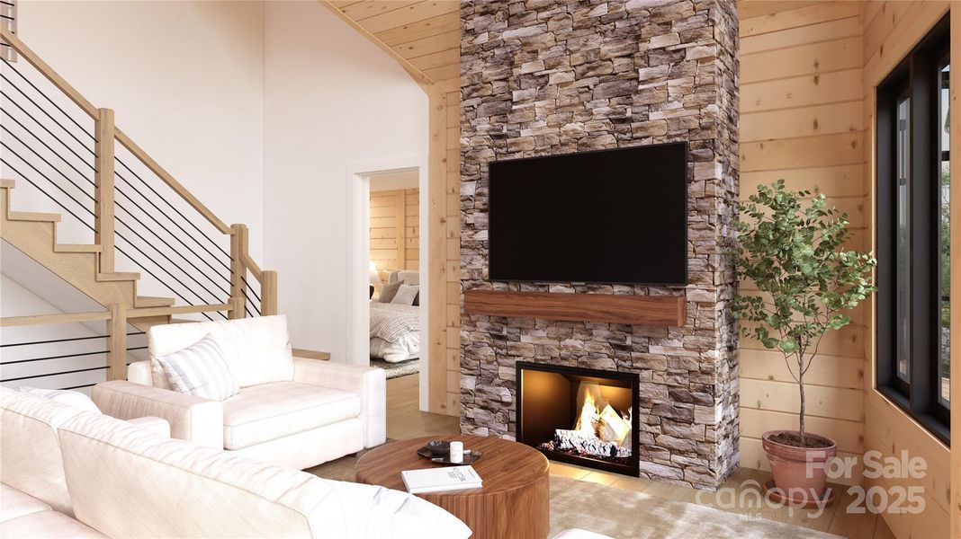 Furnished interior view inside a new home in , Connelly Springs (Image 5).