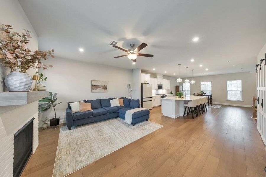 Furnished interior view inside a new home in , Woodstock (Image 36). Furnished interior view inside a new home in , Woodstock (Image 36).