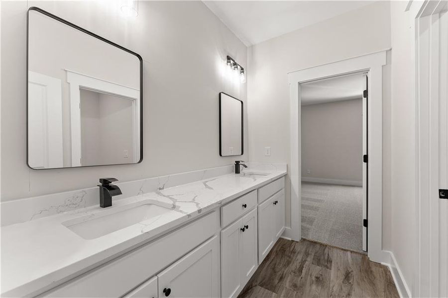 Furnished interior view inside a new home in , Dawsonville (Image 11).