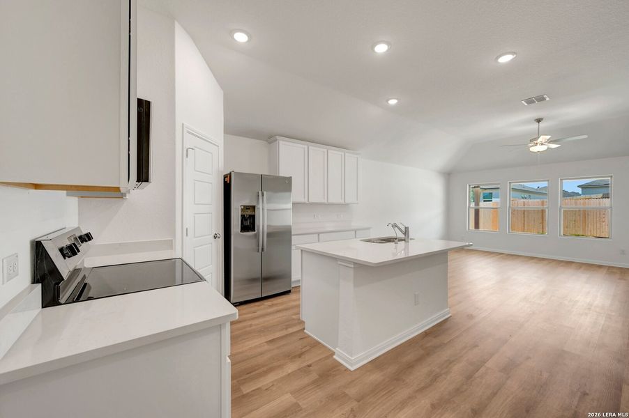 Furnished interior view inside a new home in Greenspoint Heights, Seguin (Image 15).