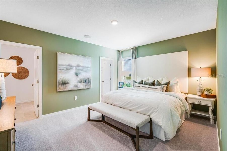 Furnished interior view inside a new home in Waterstone, Groveland (Image 25).