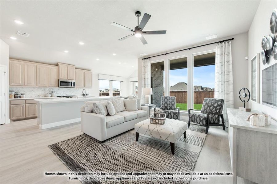 Furnished interior view inside a new home in Hampton Park, Glenn Heights (Image 12).