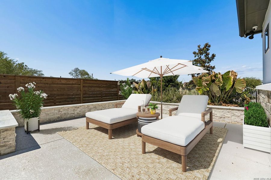 Exterior details and patio area of a home in , Leon Valley (Image 4).
