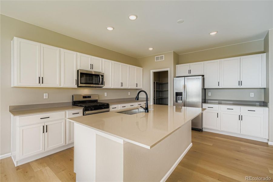 Tons of cabinet storage