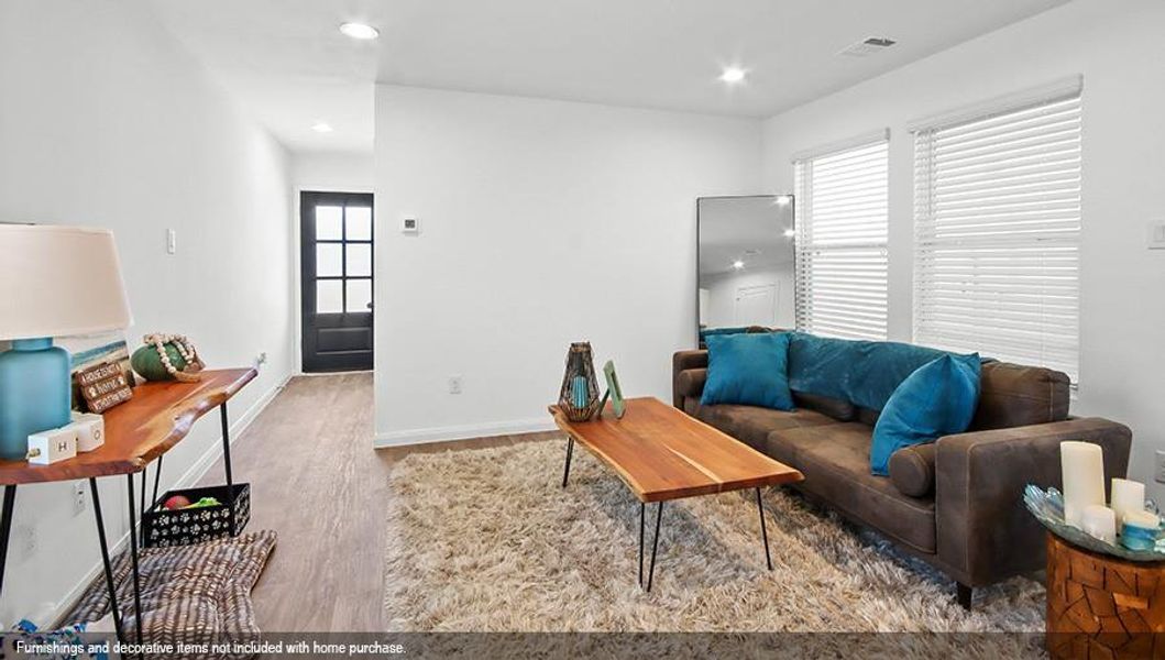 Furnished interior view inside a new home in William Trails, Willis (Image 7).