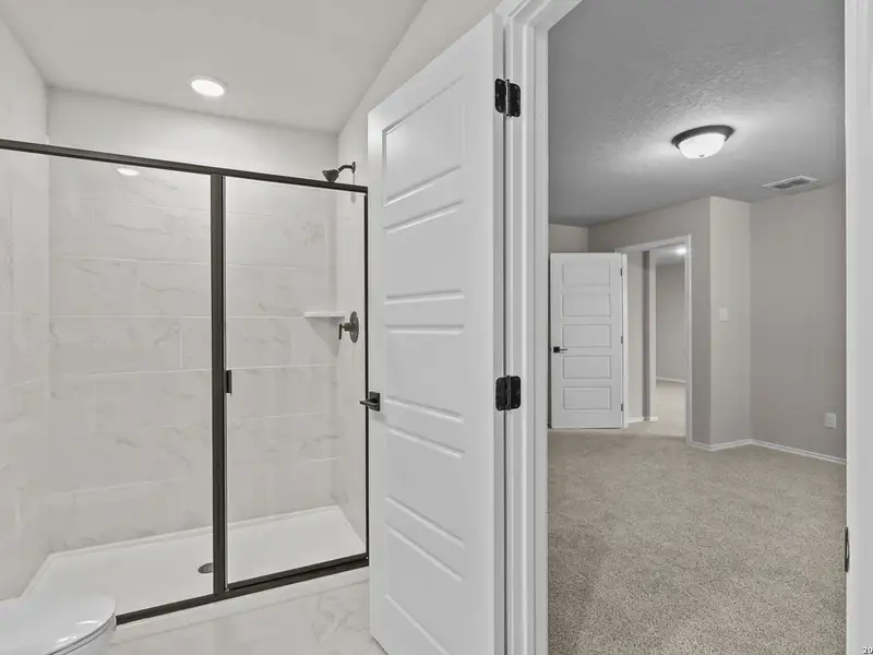 Furnished interior view inside a new home in Bricewood, San Antonio (Image 19).