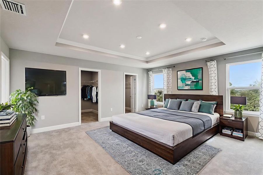 Furnished interior view inside a new home in Bella Terra, Clermont (Image 11). Furnished interior view inside a new home in Bella Terra, Clermont (Image 11).