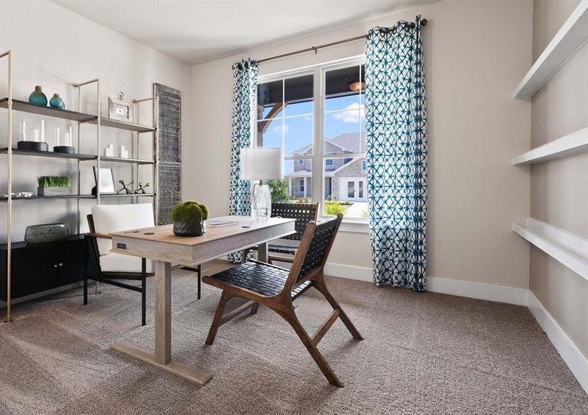 Furnished interior view inside a new home in , Providence Village (Image 13).