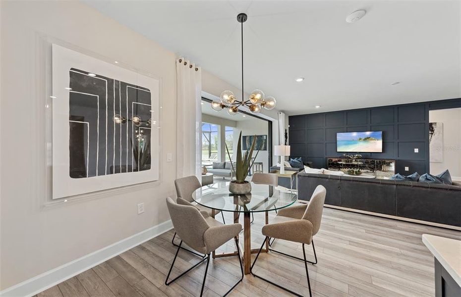 Furnished interior view inside a new home in Sapphire Point at Lakewood Ranch, Lakewood Ranch (Image 18).