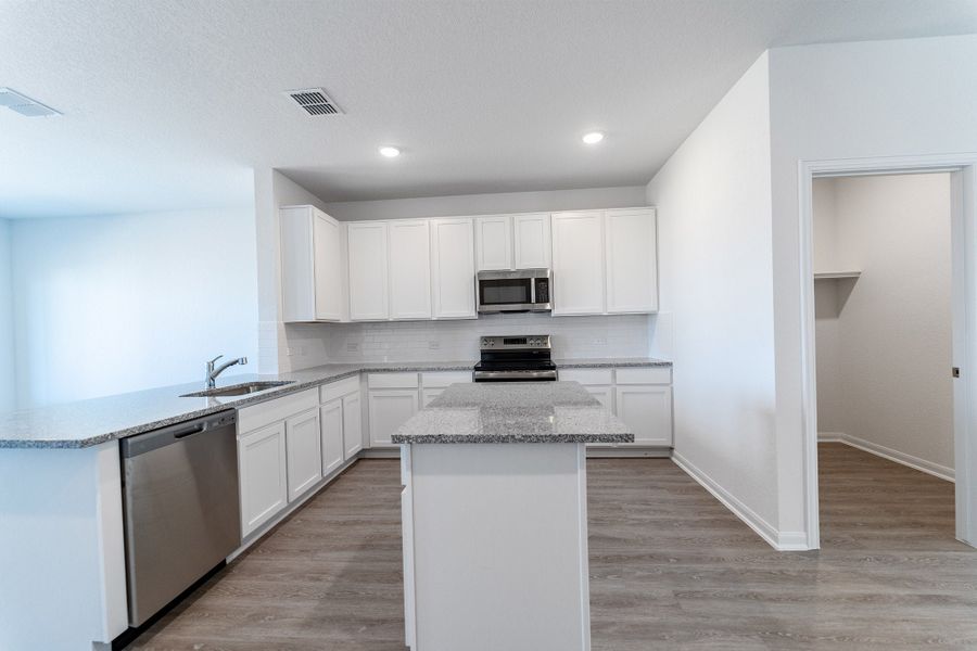 Furnished interior view inside a new home in Katzer Ranch, Converse (Image 4).