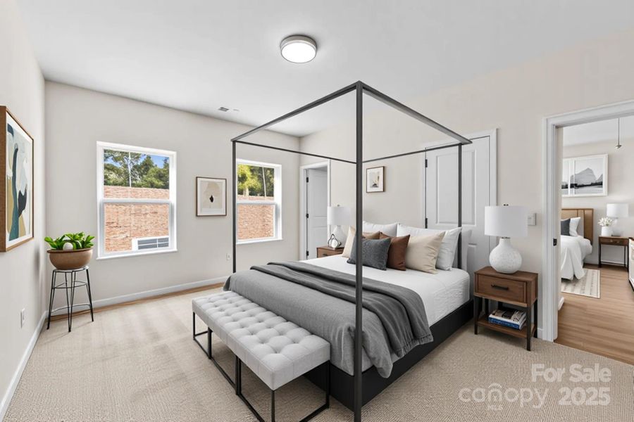 Furnished interior view inside a new home in , Spencer (Image 5).