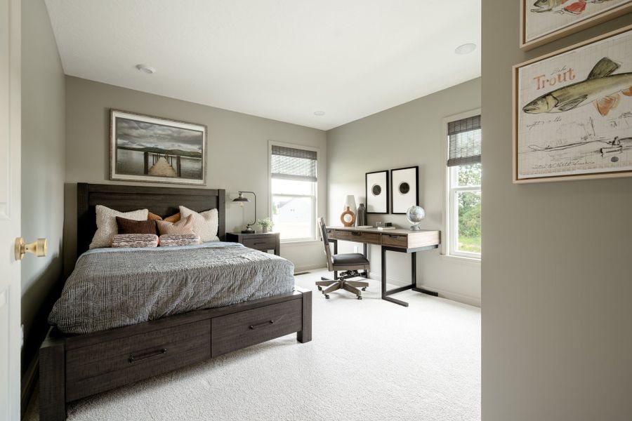 Representative furnished interior of a home built from the Avery by Fischer Homes in Twin Lakes, Hoschton (Image 39).