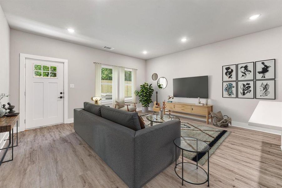 Furnished interior view inside a new home in , Stephenville (Image 10).