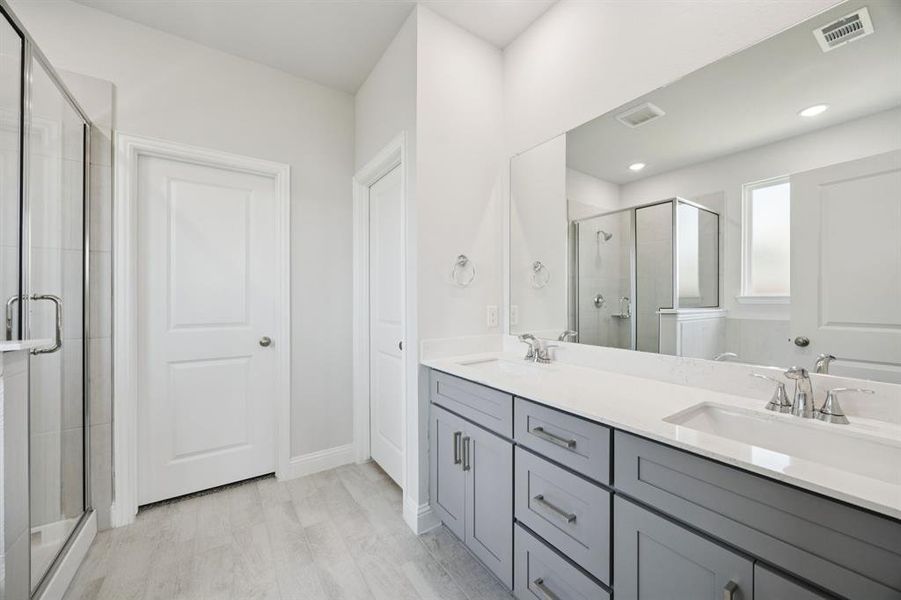 Furnished interior view inside a new home in Santorini, Seagoville (Image 7).