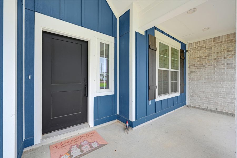 Large front porch