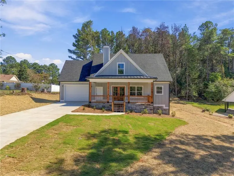 Front exterior of a new home in , Rockmart, GA, highlighting curb appeal (Image 1). Front exterior of a new home in , Rockmart, GA, highlighting curb appeal (Image 1).