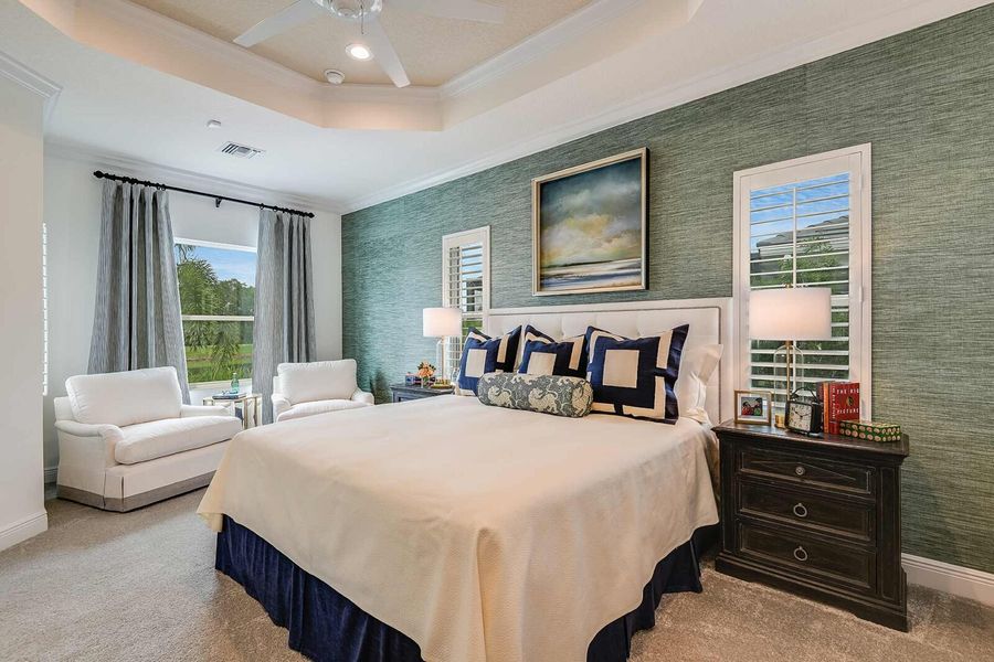 Furnished interior view inside a new home in Wildleaf, Parrish (Image 9).