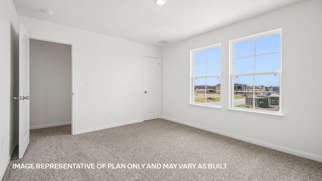 Spacious, unfurnished interior of a new home in Prairie Lakes, Buda (Image 32).